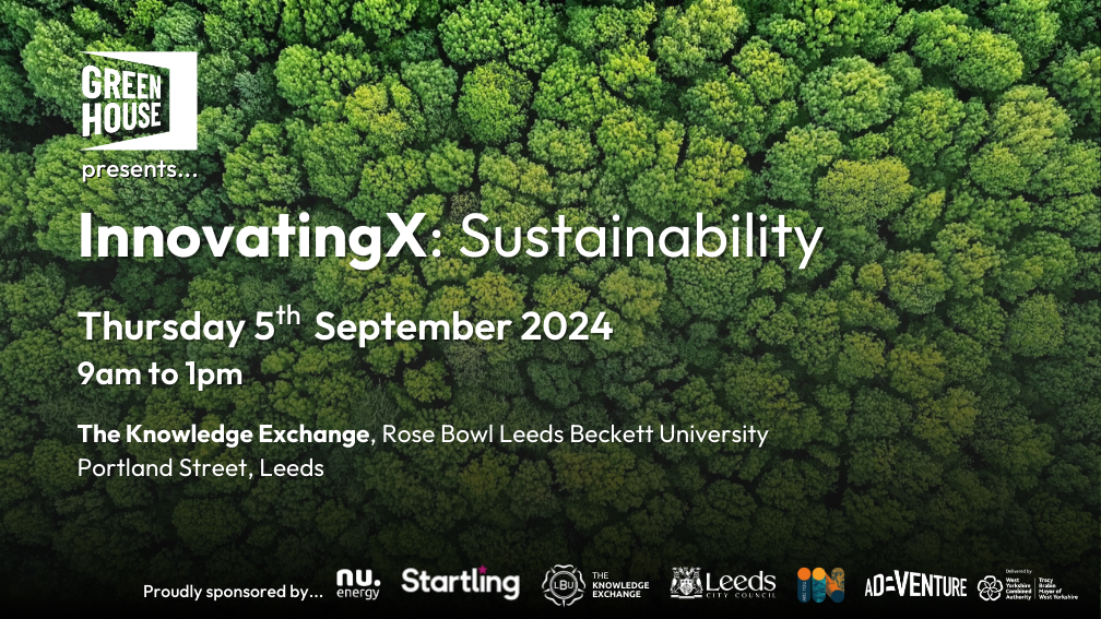 Event details for InnovatingX: Sustainability